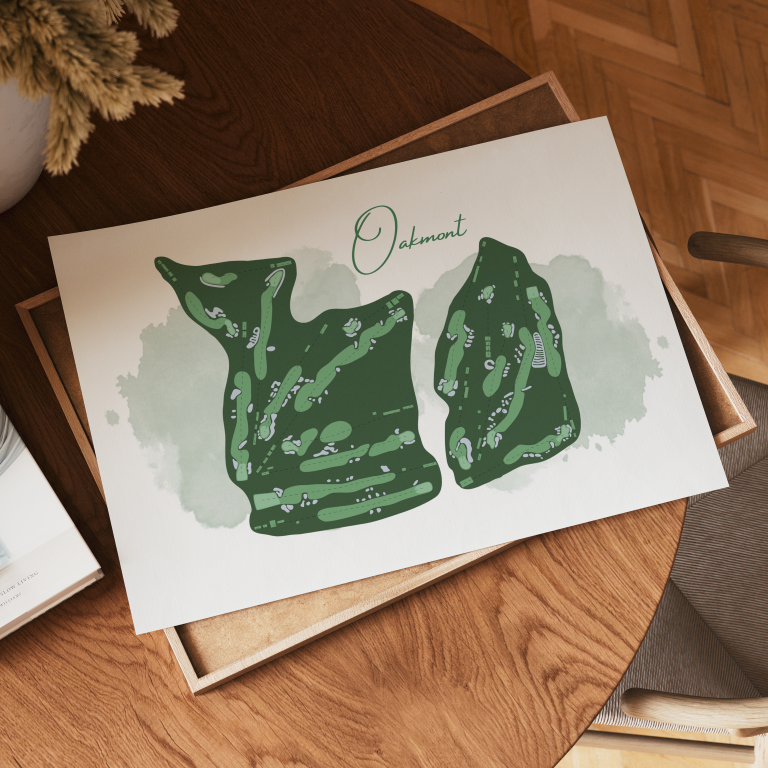 Oakmont Course Art Print