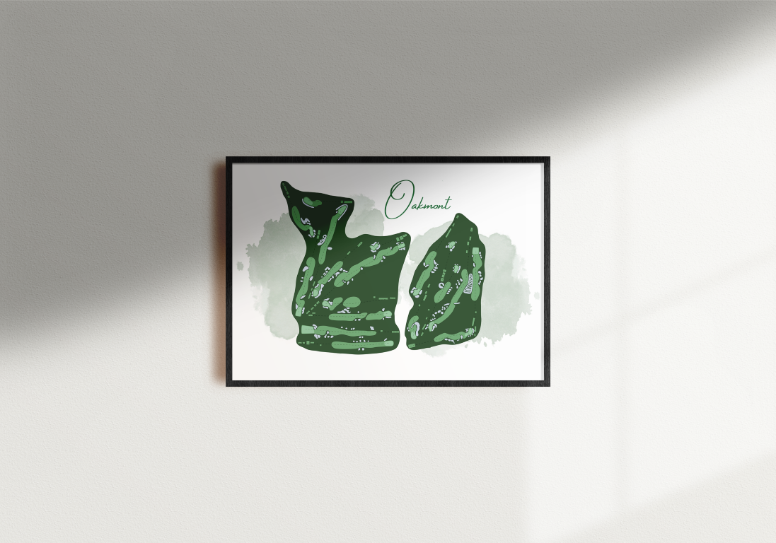 Oakmont Course Art Print