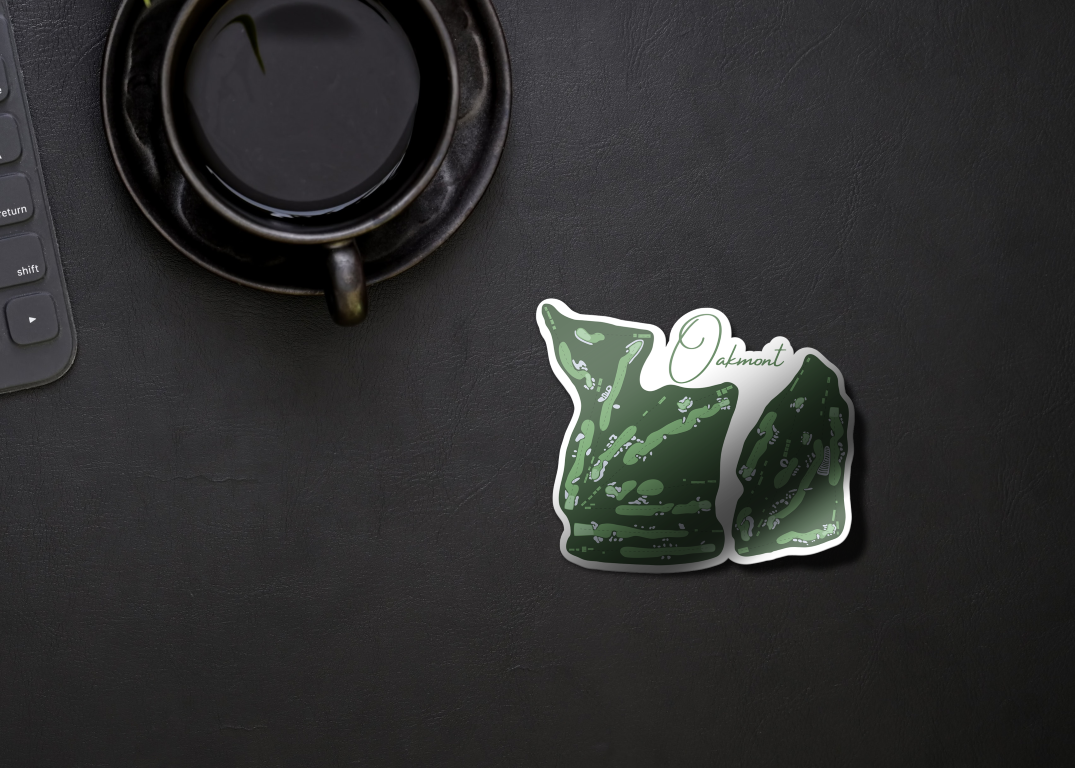 Oakmont Golf Course Sticker