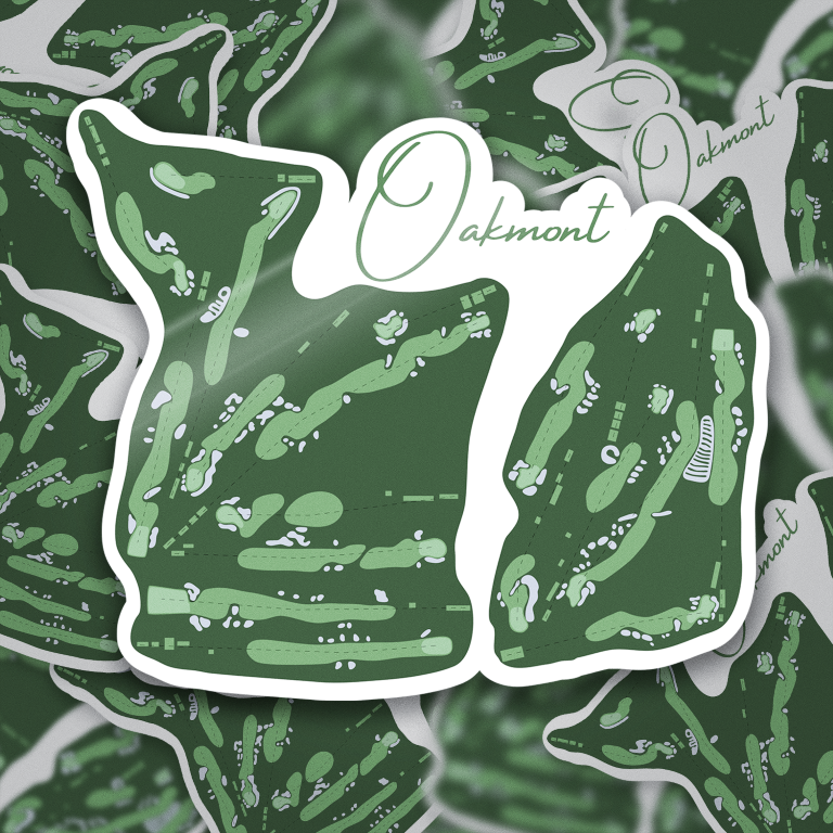 Oakmont Golf Course Sticker