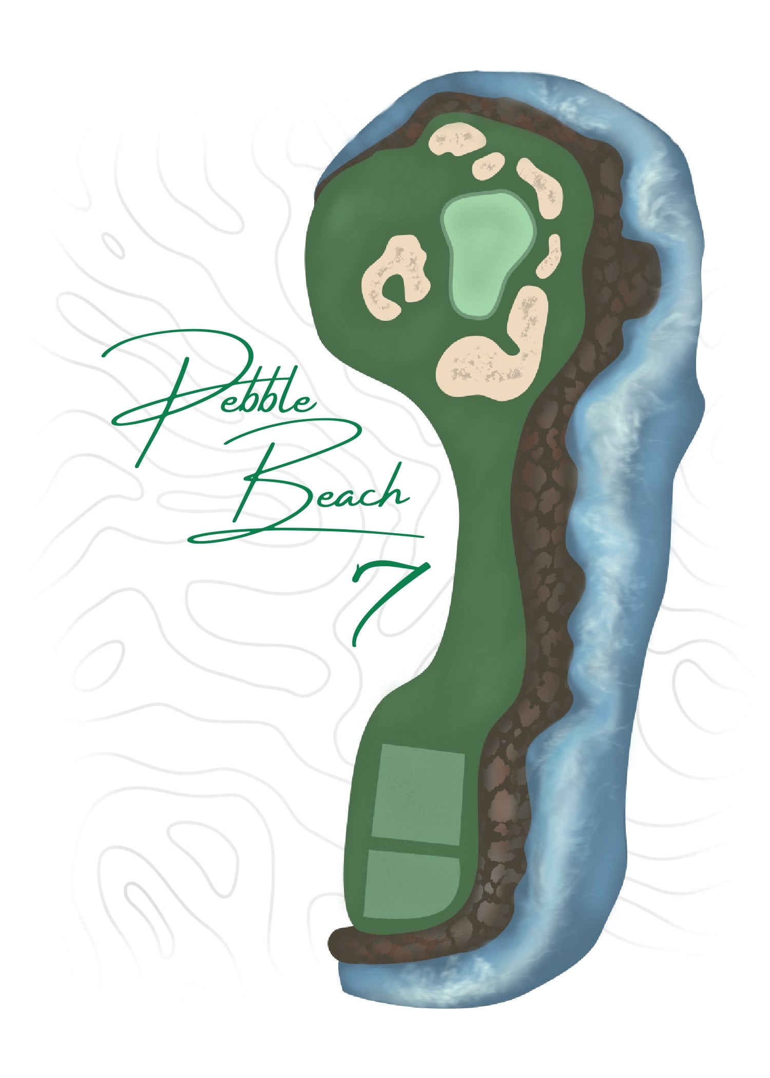 Pebble 7 Art Print