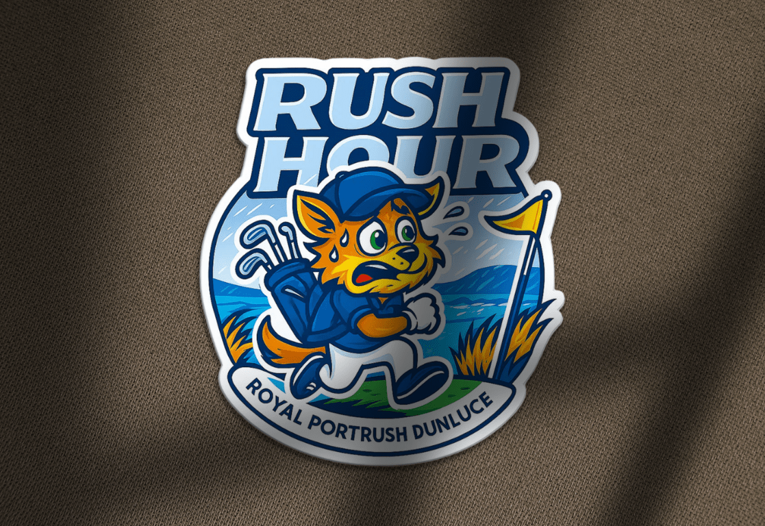 Rush Hour Open Championship Sticker - Links & Legends
