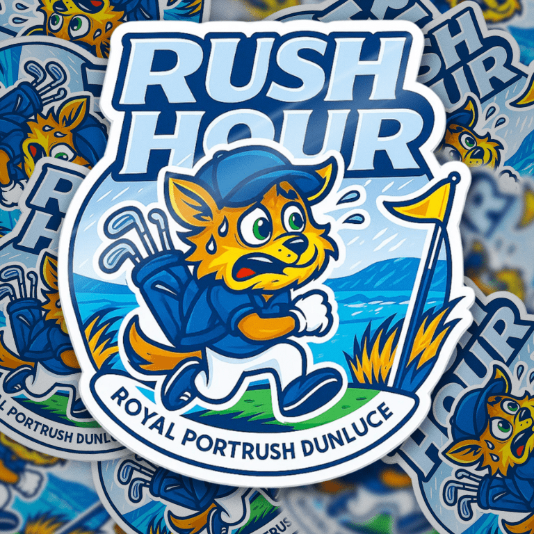 Rush Hour Open Championship Sticker - Links & Legends