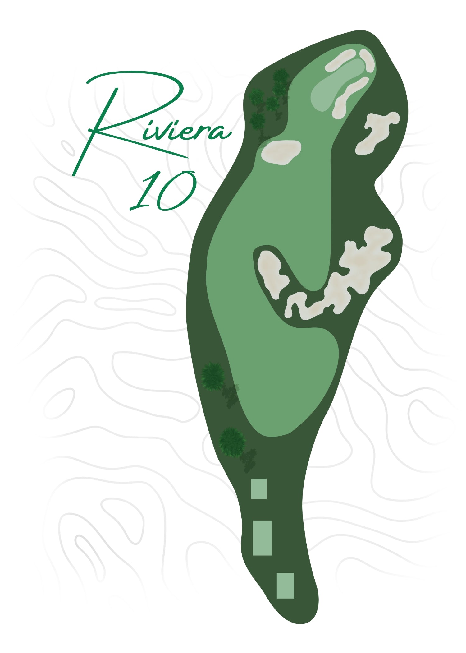 Riviera 10 Art Print