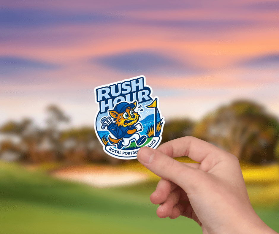 Rush Hour Open Championship Sticker - Links & Legends