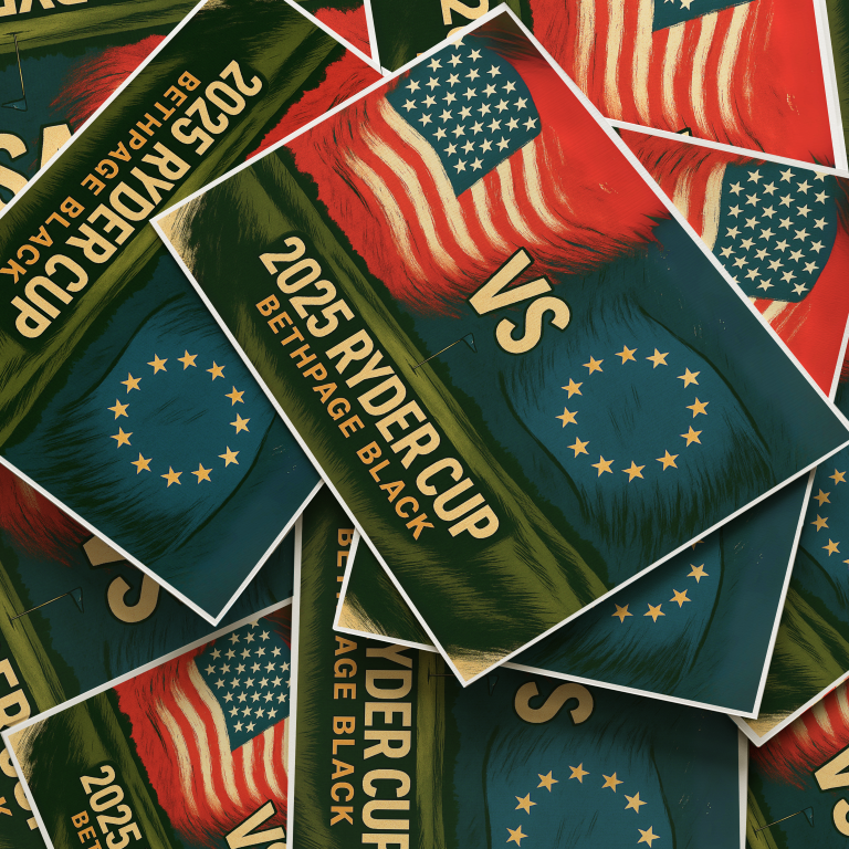 USA vs Europe Ryder Cup Art Print