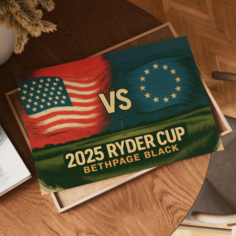 USA vs Europe Ryder Cup Art Print