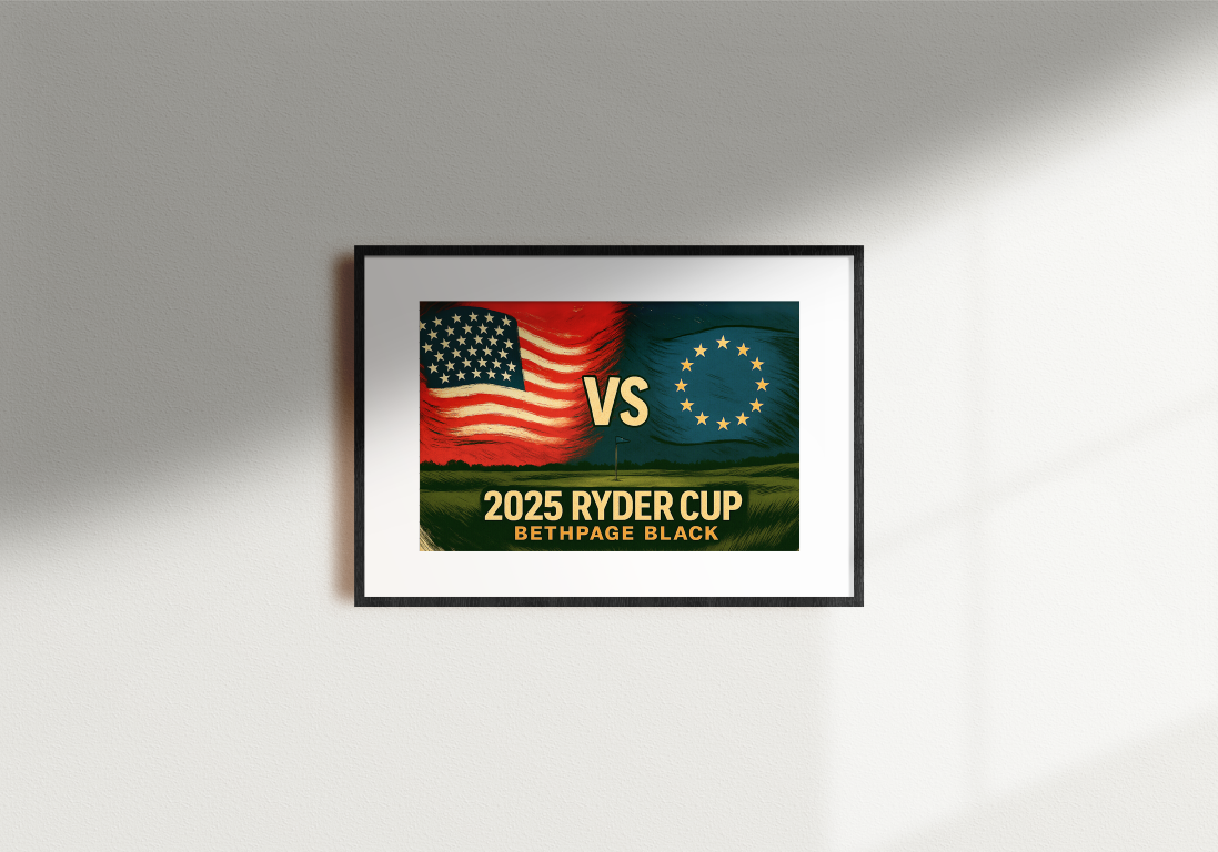 USA vs Europe Ryder Cup Art Print