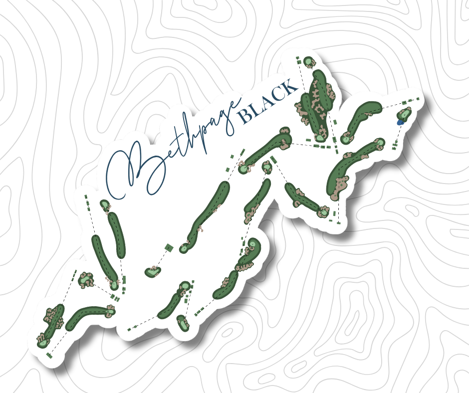 Bethpage Black Ryder Cup Course Sticker