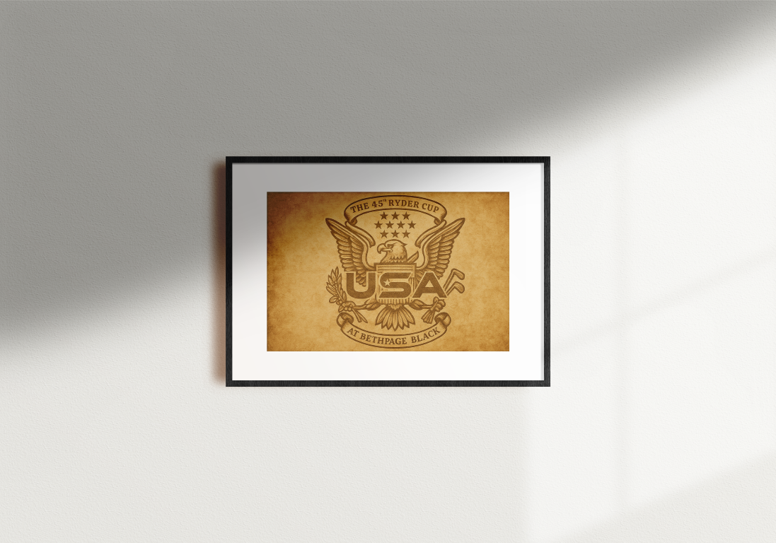 Bethpage Black 45th Ryder Cup Eagle Art Print