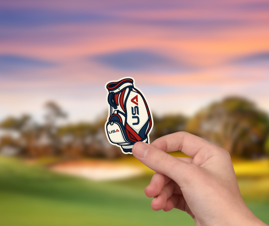 Ryder Cup USA Golf Bag Sticker