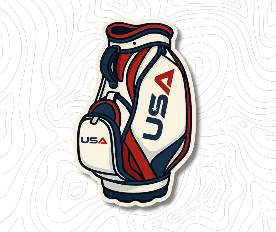 Ryder Cup USA Golf Bag Sticker