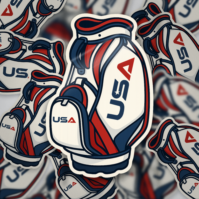 Ryder Cup USA Golf Bag Sticker