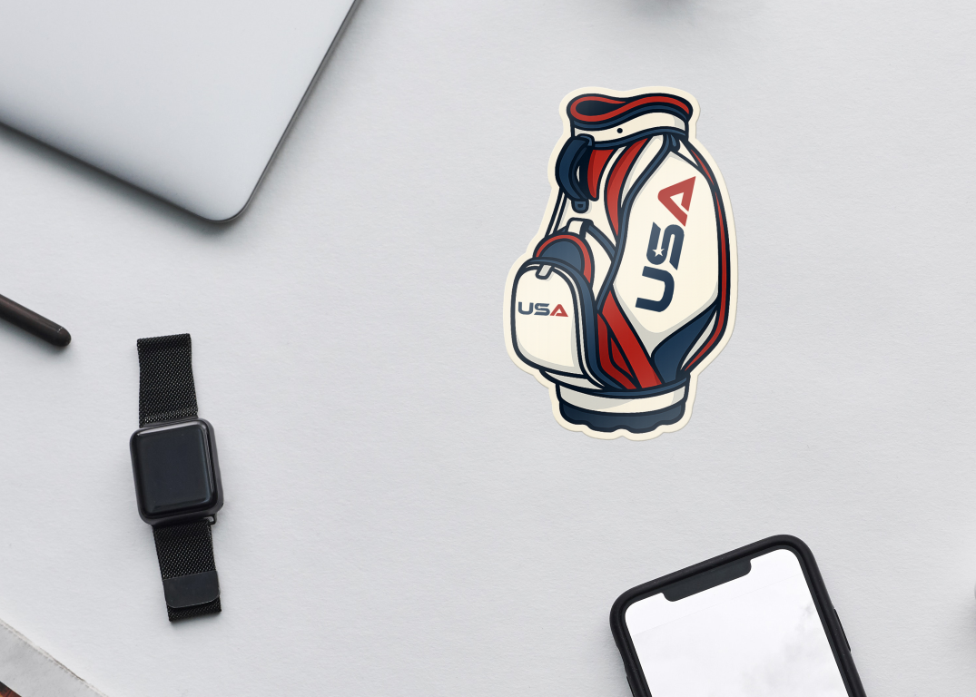 Ryder Cup USA Golf Bag Sticker