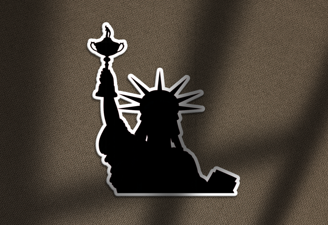 Lady Liberty Ryder Cup Trophy Sticker