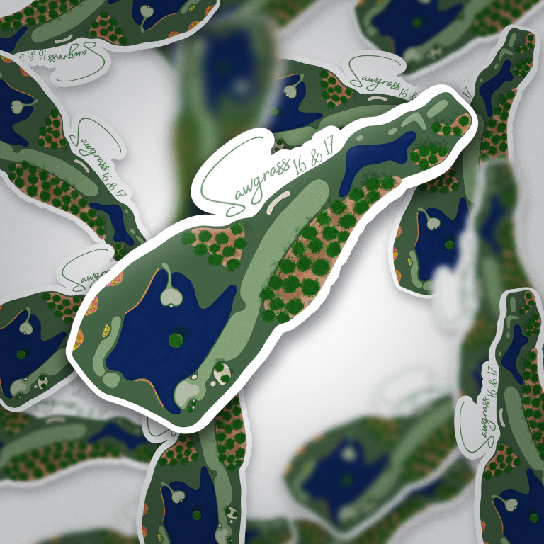 Sawgrass 16 17 Sticker
