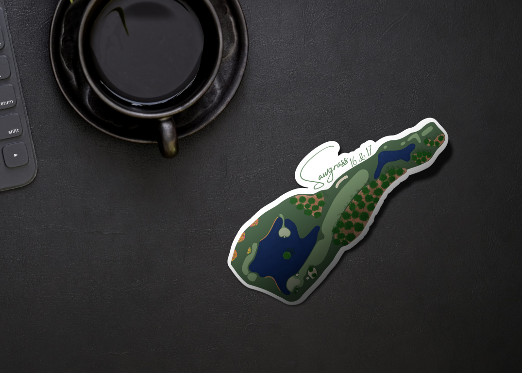 Sawgrass 16 17 Sticker