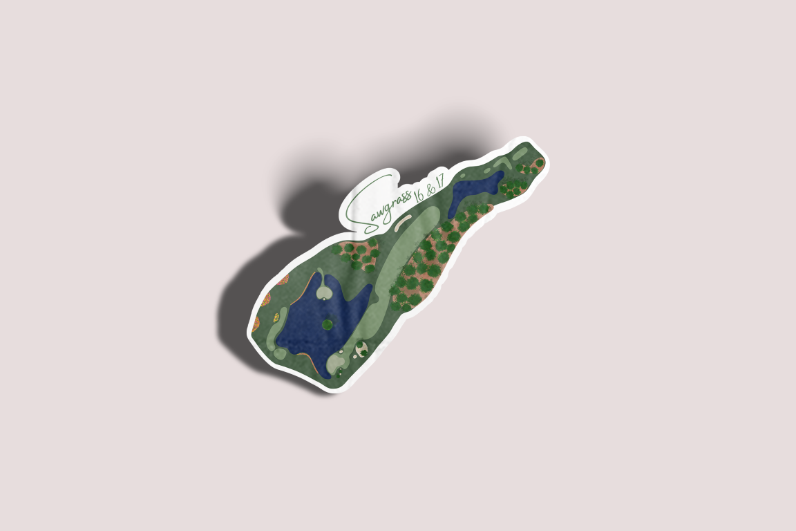 Sawgrass 16 17 Sticker