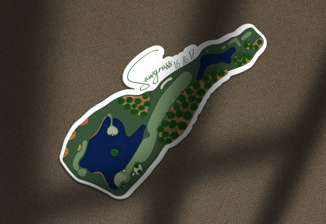 Sawgrass 16 17 Sticker