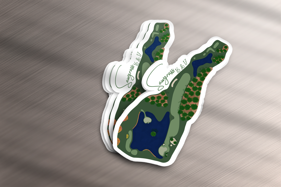 Sawgrass 16 17 Sticker