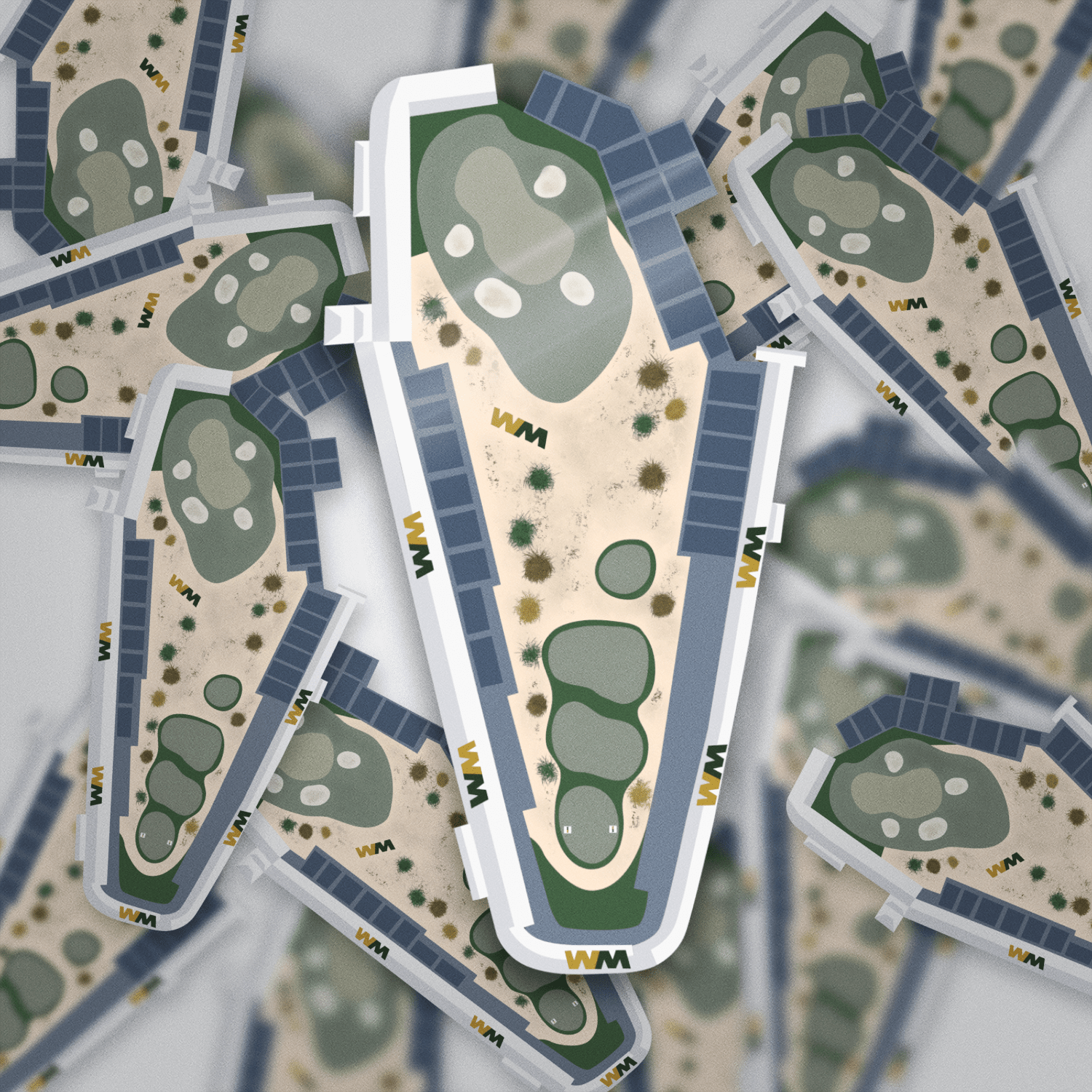 Scottsdale Hole 16 Golf Sticker - Links & Legends