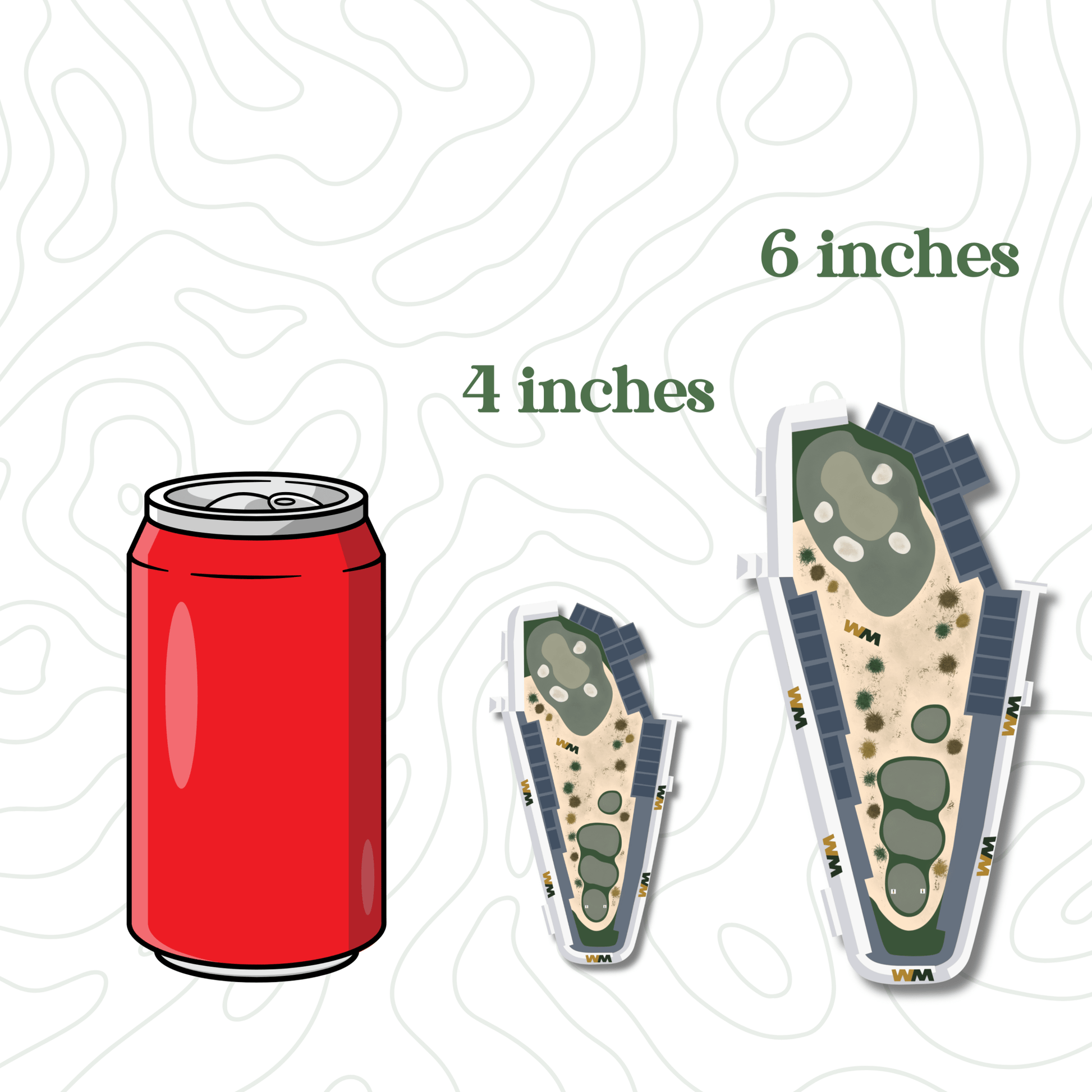 Scottsdale Hole 16 Golf Sticker - Links & Legends
