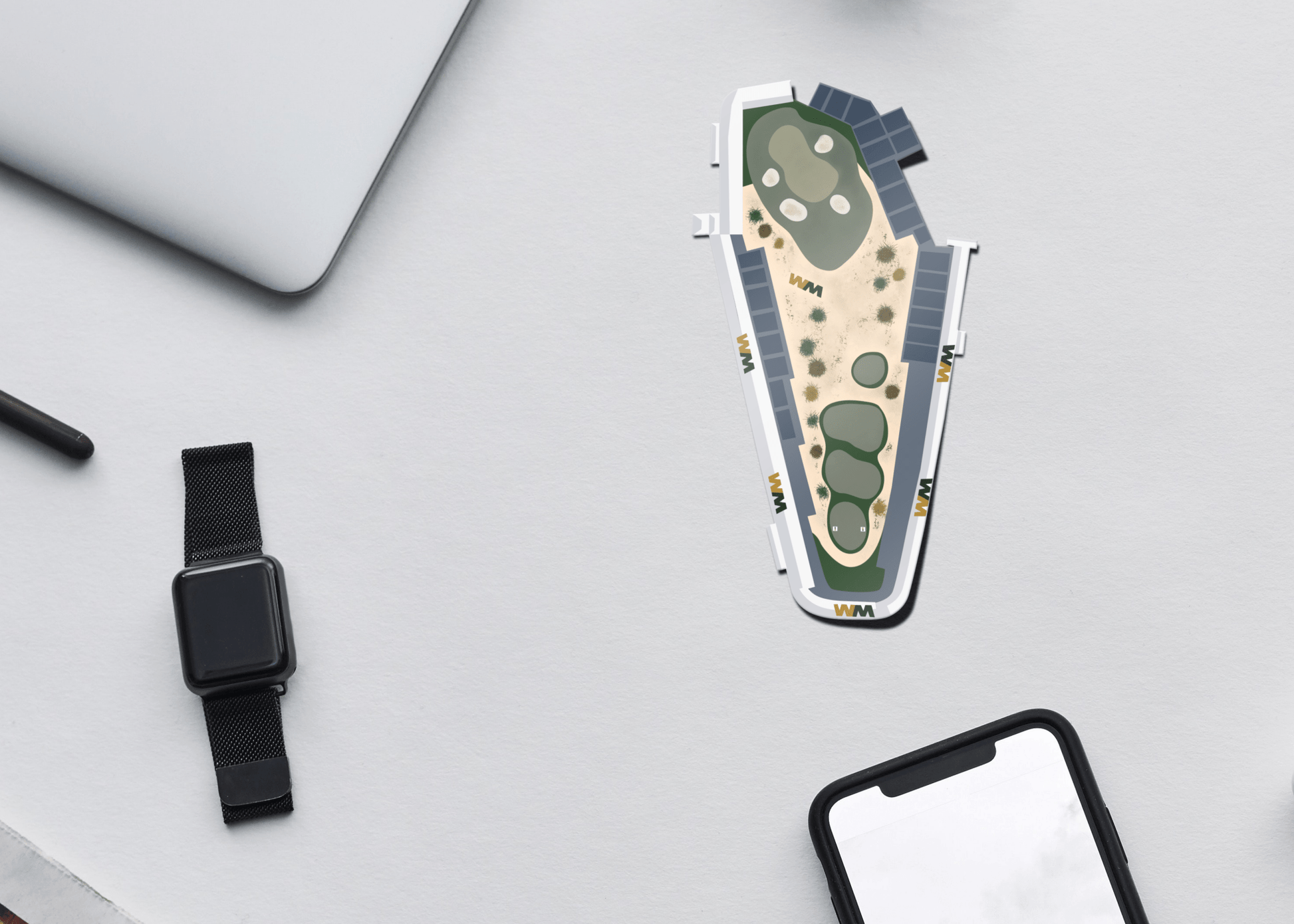 Scottsdale Hole 16 Golf Sticker - Links & Legends