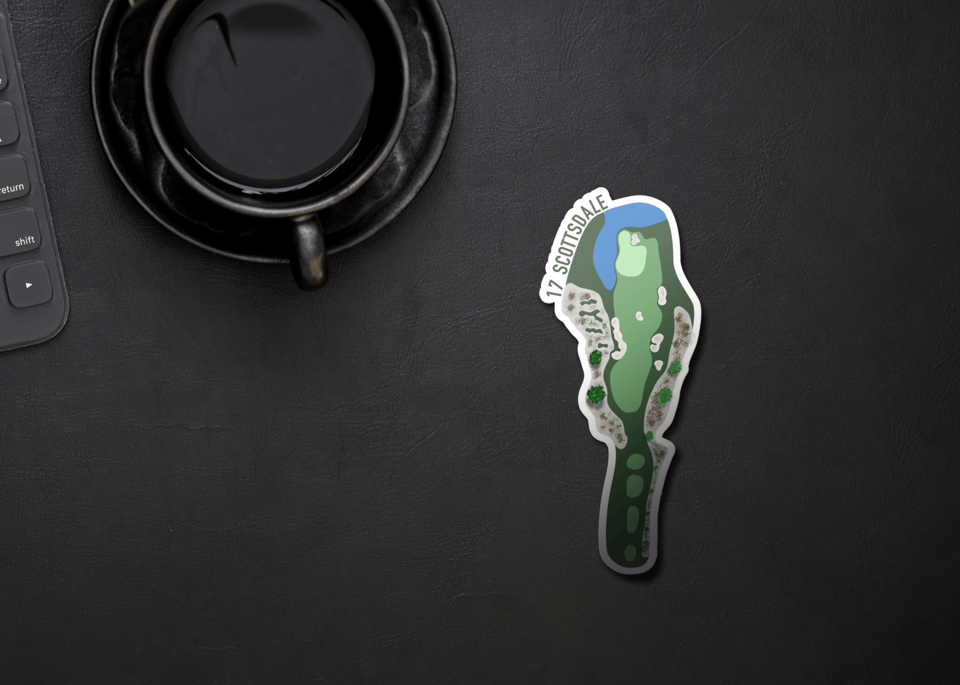 Scottsdale Hole 17 Golf Sticker - Links & Legends