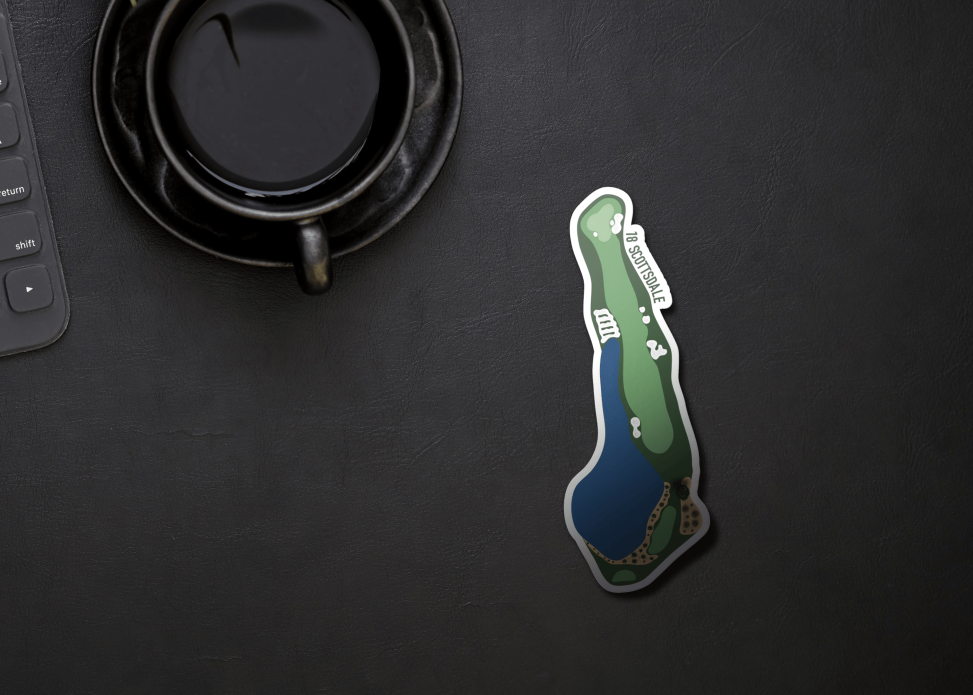 Scottsdale Hole 18 Golf Sticker - Links & Legends