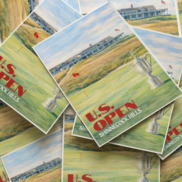 Shinnecock Hills US Open Trophy Art Print – 2026 US Open Golf Wall Art