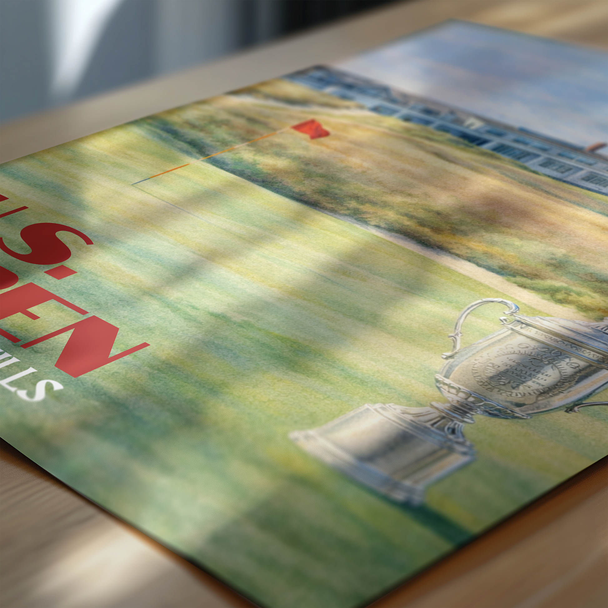 Shinnecock Hills US Open Trophy Art Print – lifestyle view