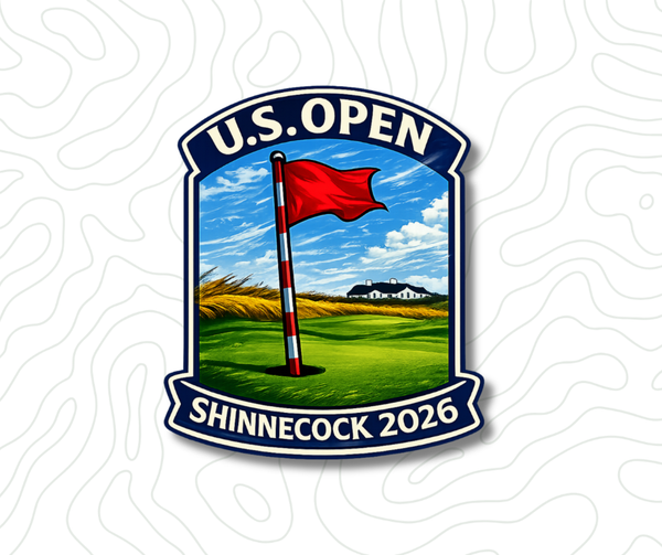 Shinnecock Hills 2026 US Open golf sticker vinyl decal badge