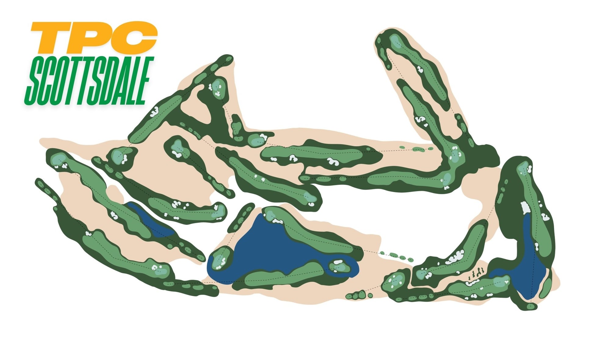 Scottsdale Course Art Print - Links & Legends