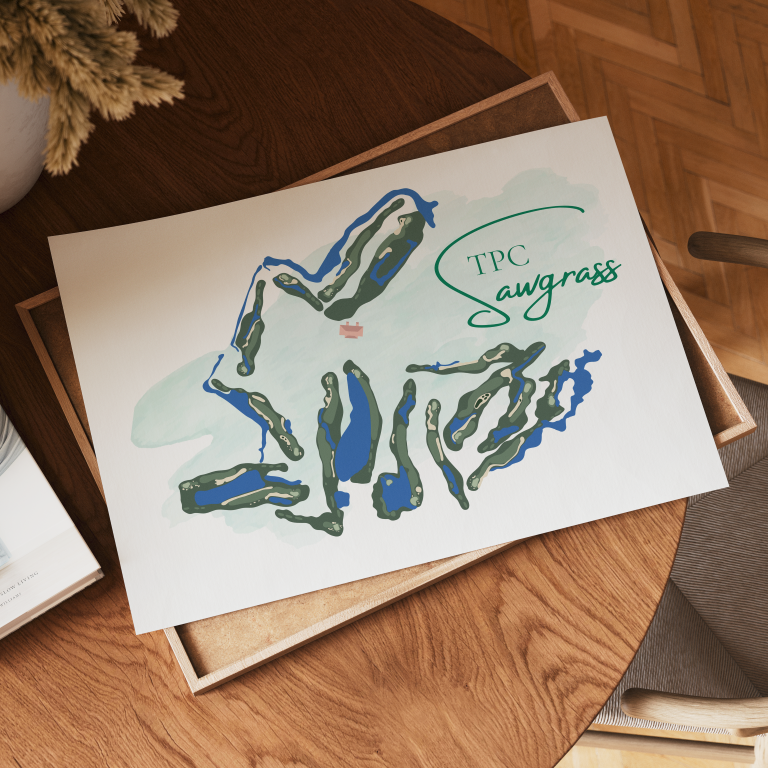 Sawgrass Course Art Print