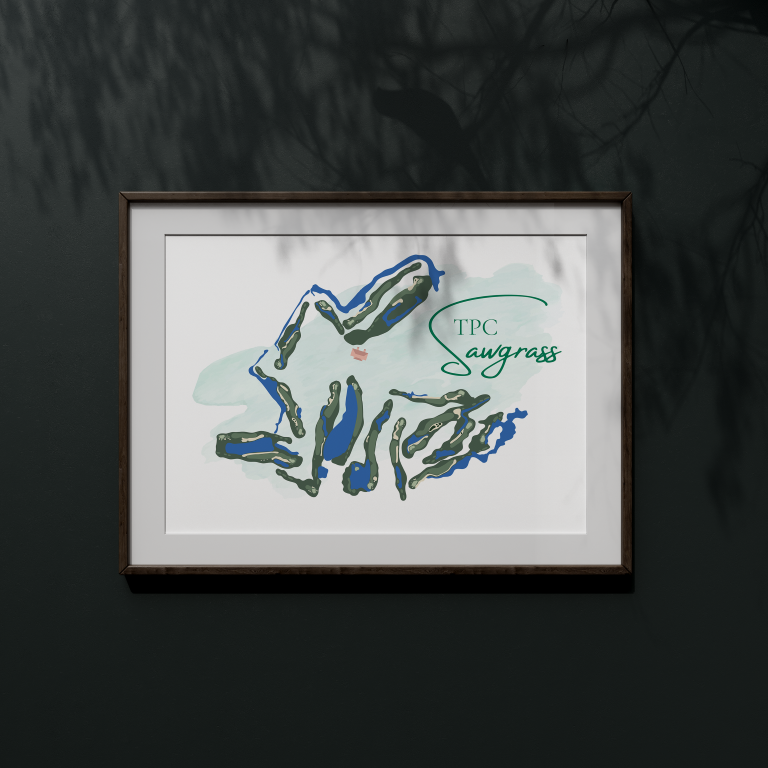 Sawgrass Course Art Print