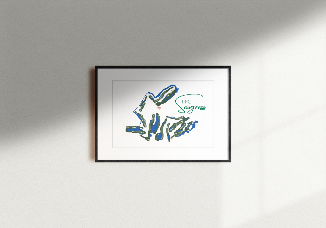 Sawgrass Course Art Print