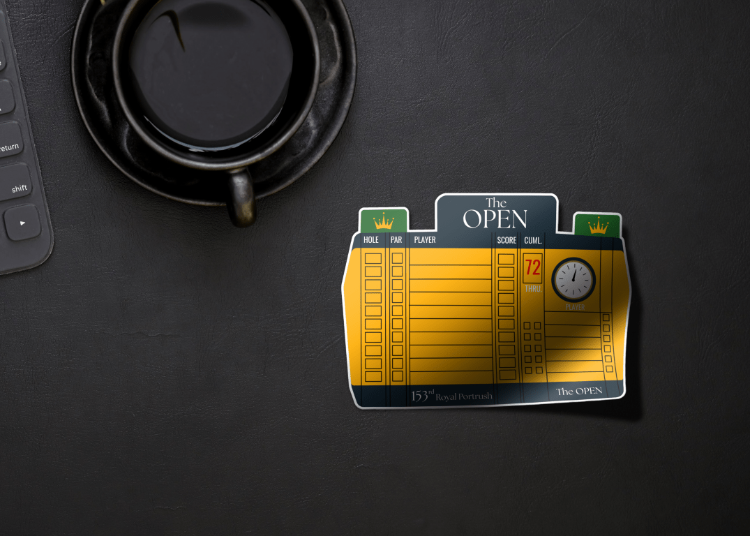 Open Championship Leaderboard Sticker - Links & Legends
