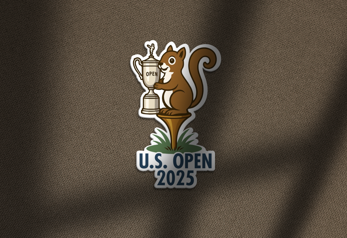 US Open 2025 Oakmont Squirrel