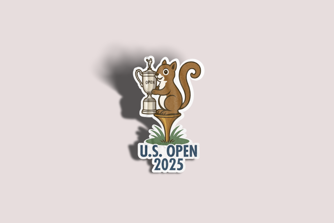 US Open 2025 Oakmont Squirrel