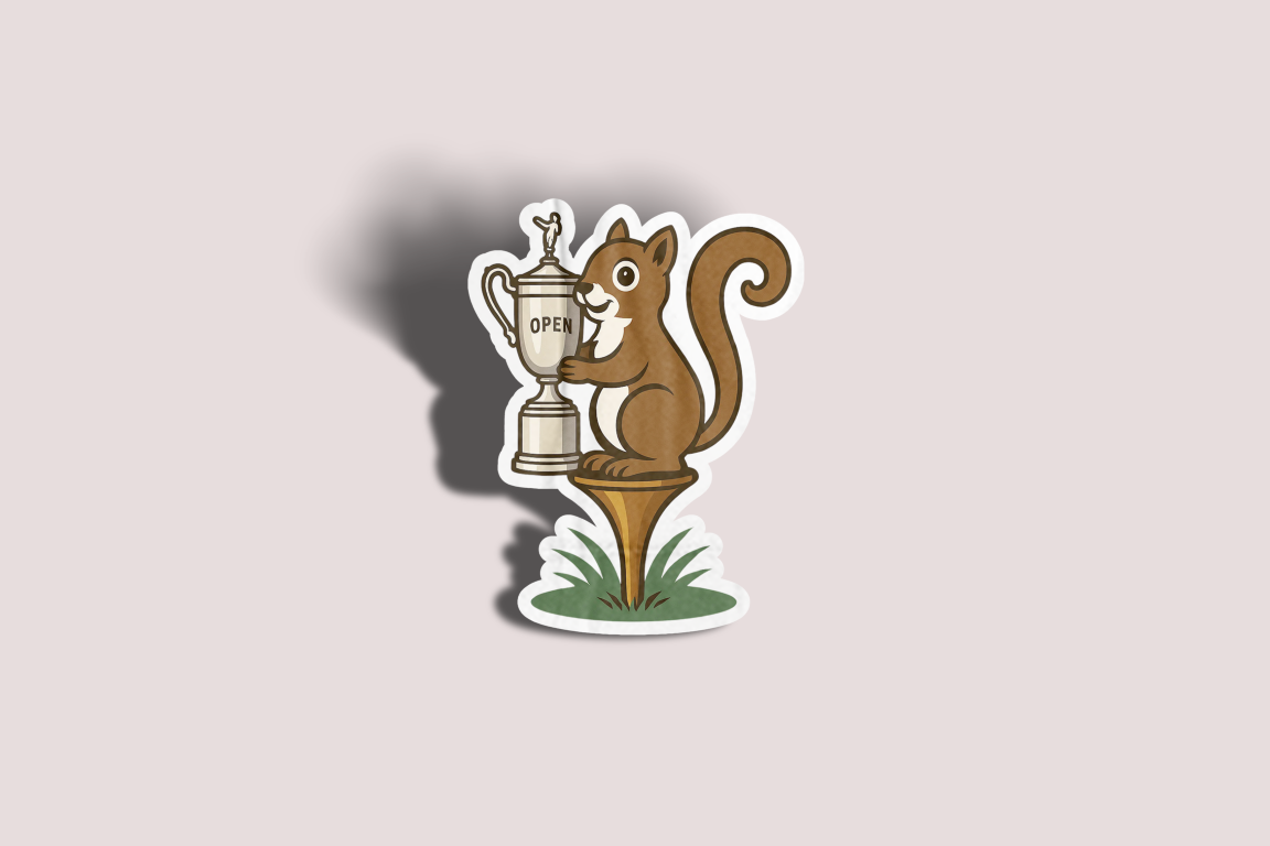 US Open Oakmont Squirrel