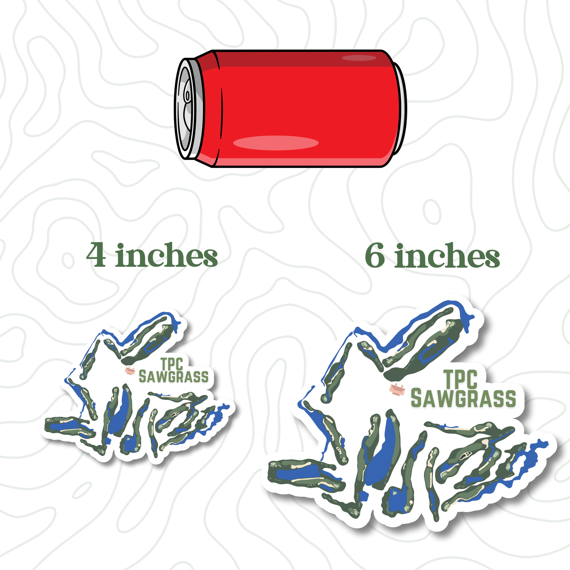 Sawgrass Course Sticker - Links & Legends