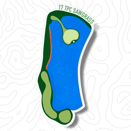 5-Pack Bundle of 4" Golf Stickers