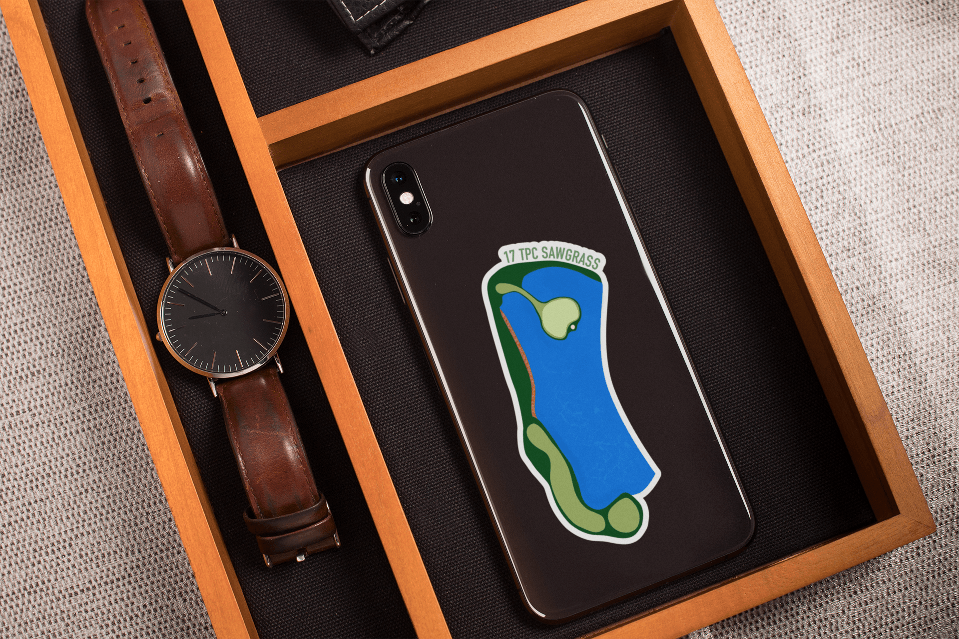 TPC Sawgrass Hole 17 Sticker - Links & Legends