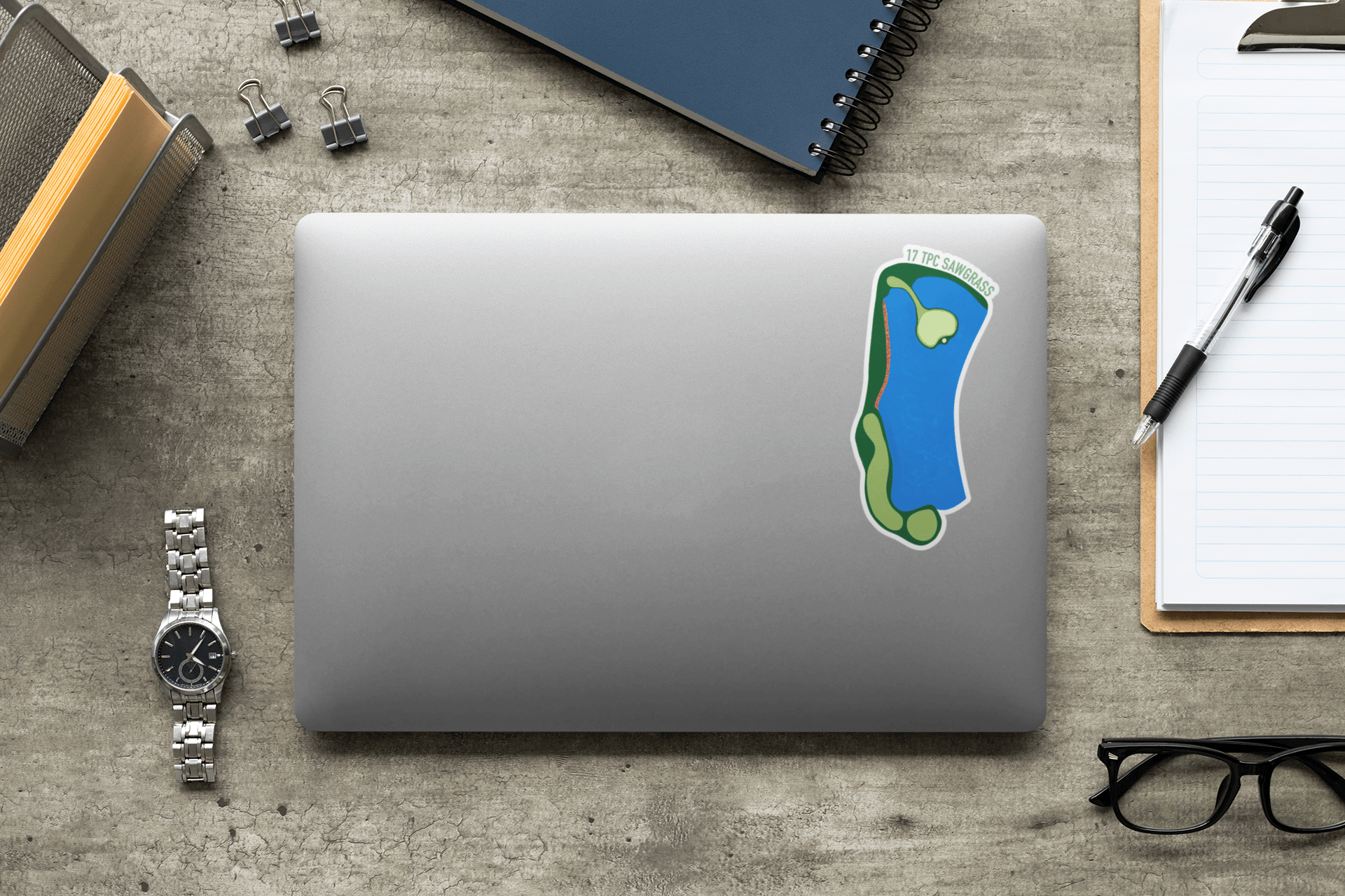 TPC Sawgrass Hole 17 Sticker - Links & Legends