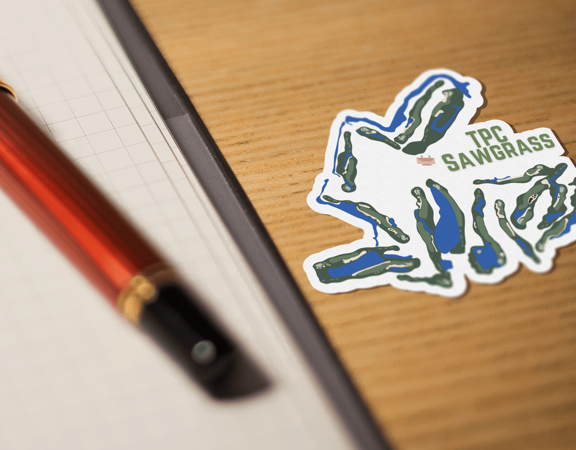 Sawgrass Course Sticker - Links & Legends